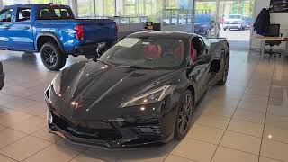 2024 Chevrolet Corvette 1LT Black Walk Around Video [upl. by Weisler]