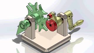 Máltai kereszt 1  Geneva mechanism 1 [upl. by Tacy]