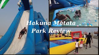 Things to do in Lagos Nigeria  Hakuna Matata Park Review [upl. by Ellenaj]