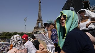 Olimpiadi di Parigi salgono le temperature e arriva il caldo dopo la pioggia allinizio dei Giochi [upl. by Judith]