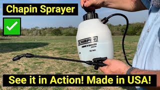 Chapin 1Gallon Lawn and Garden Sprayer ● Made in USA ● Model 16100 [upl. by Wendelin763]