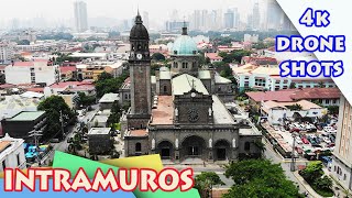 Intramuros  Manila Philippines 4K Drone Shots DJI Mavic Air [upl. by Portwine]