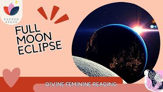 FULL MOON IN TAURUS ECLIPSE READING 🌑🌕 tarot reading divine feminine [upl. by Ynafets]