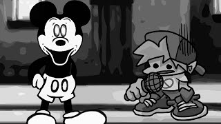 FNF vs Mickey Mouse  Happy HORROR FNF Mods [upl. by Kursh585]