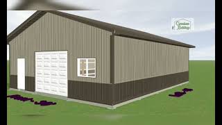 How much is a 30x40x10 postframepole barn shop [upl. by Keeler738]