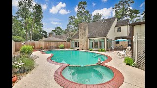 Contemporary 4 Bedroom with Pool amp Spa in Lakewood Forest 11934 Fawnview Drive Houston TX 77070 [upl. by Llednohs]