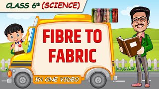 Fibre to Fabric  Full Chapter in 1 Video  Class 6th Science  Champs Batch [upl. by Rozanne161]