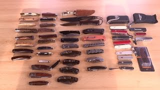 Meine Messersammlung Stand Dezember 2014My knives collection December 2014 [upl. by Gnohp]