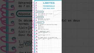 Maths Bac 2024  Exercice Limites  Entraînetoi [upl. by Tiff]