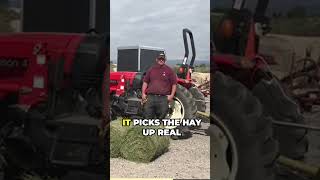 Baling Hay with a Round Baler [upl. by Norted623]