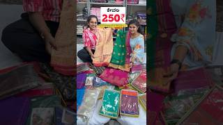 Semi silk sarees Starts 250₹😍Varamahalakshmi shoppingkavyathebloggerkavyathebloggerkavyavlogs [upl. by Tessie]