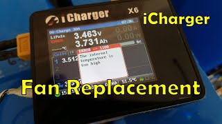 Junsi iCharger x6 Fan Replacement Overheating Fix [upl. by Hollenbeck116]