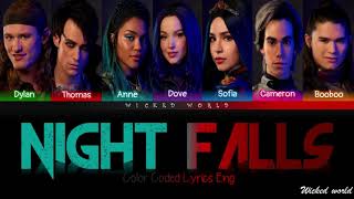 Night Falls Lyrics  From Descendants 03 [upl. by Lumpkin918]