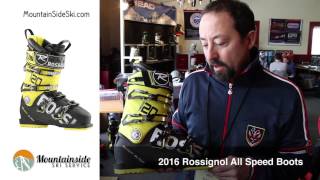 Rossignol Mens 2016 All Speed Alpine Ski Boot [upl. by Aldas]