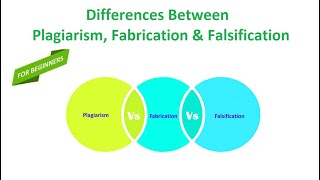 Differences Between Plagiarism Fabrication and Falsification [upl. by Ehrman]