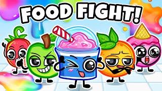 FUNNIEST FOOD FIGHT GAME EVER [upl. by Dynah]