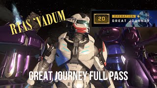 FREE ELITE ARMOUR Rtas Vadumhalfjaw  Great Journey Full Pass  Halo Infinite [upl. by Marino]