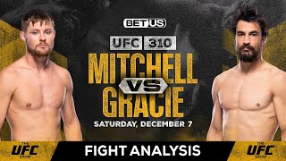 Bryce Mitchell vs Kron Gracie  UFC 310 Expert Predictions Picks and Best Bets [upl. by Phelgen]