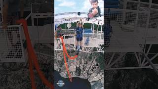 We Challenged Him NOT to Scream on a 200ft JUMP bungeejumping usa america dc baltimore [upl. by Annola]