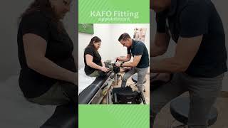 Knee Ankle Foot Orthosis KAFO Fitting Appointment [upl. by Risan397]