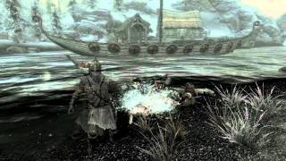 Stormcloaks Vs Imperials  NPC Battles [upl. by Lesley]