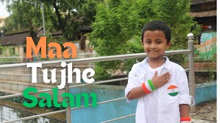 Maa tujhe Salam cover AR Rehman Patriotic song Sharthaki Das  Happy Independence Day2024 [upl. by Ysak]