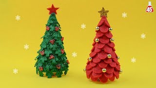 Albero di Natale semplice senza cucire  Tutorial [upl. by Sterne227]