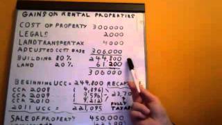 Capital Gains amp Recapture on Disposition of a Rental Property [upl. by Ecyar]