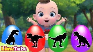 dinosaur Surprise Egg Song  Learn the BEST Nursery Rhymes for Kindergarten Success [upl. by Mehsah]