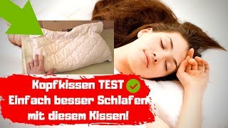 Nackenkissen Test amp Erfahrung 🔴 Besser schlafen mit diesem Kissen [upl. by Kcub268]