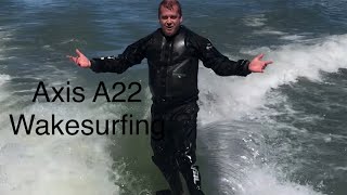 2015 Axis A22 wakesurf with Surfgate and power wedge with full ballast [upl. by Annetta]