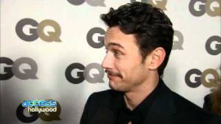 James Franco talks about Jennifer Aniston at GQs Men of the Year Party 2010 [upl. by Clarisse]