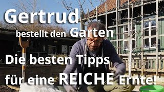 Gertrud bestellt den Garten  die BESTEN Tipps für eine REICHE Ernte [upl. by Ilek]