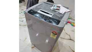 LG 8 Kg 5 Star Smart Inverter Washing Machine Demo l Turbo Drum Fully Automatic [upl. by Rattan628]