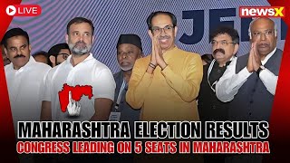 Maharashtra Election Results Live  Congress Leading On 5 Seats In Maharashtra  Election Breaking [upl. by Shannan]