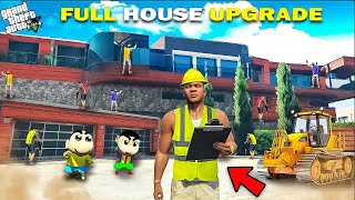 GTA 5  Franklin Shinchan amp Pinchan Full Ultimate Premium Luxury House Upgrade GTA 5 in Telugu [upl. by Samson]