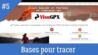 Tracer un itinéraire avec VisuGpx vidéo 5 [upl. by Market]