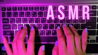 ASMR  asmr typing extremely on 2 keyboard 😊 [upl. by Ahselat942]