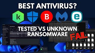 Best Antivirus vs Unknown Ransomware II [upl. by Ardnola]