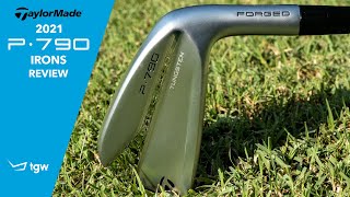 TaylorMade Mens 2021 P790 Irons Review by TGW [upl. by Oninotna]