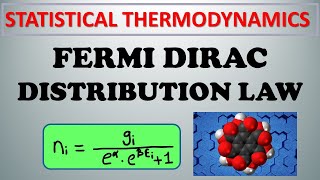 FERMI DIRAC DISTRIBUTION LAW [upl. by Pat99]