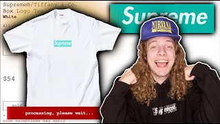 MY BEST COP EVER Supreme Tiffany Box Logo Live Cop [upl. by Olemrac]