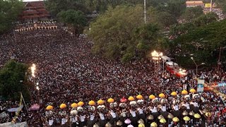 Huge crowd at Thrissur Pooram [upl. by Ulick]