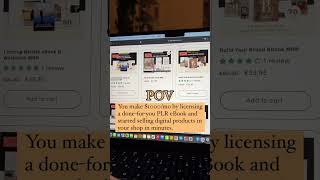 POV you make 1000mo by Licensing a doneforyou PLR planner and started selling digital products [upl. by Analos]