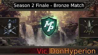 SpellForce 3 Vic vs DonHyperion  Heart of the Inferno Golem Tournament  Bronze Match [upl. by Hazlett229]