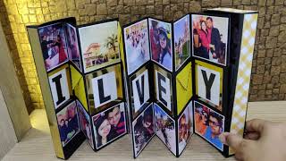 Photo box  birthday gift  best gift for boyfriend  anniversary gift  pull out box [upl. by Ahsekram]