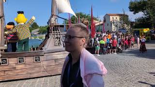 The Parade At The End Of The Day In PortAventura World Salou [upl. by Nnaeus]