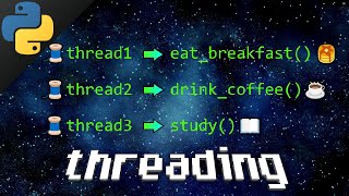 Python multithreading 🧵 [upl. by Bonner]