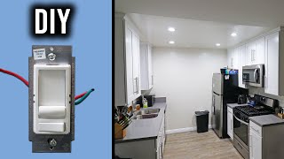 Install A Dimmer Switch  Home Electrical Step by Step [upl. by Gayel]