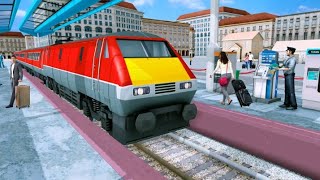 Indian Train Driving Game 3D  Railway Station Train Simulator  Android Gameplay [upl. by Refinneg]